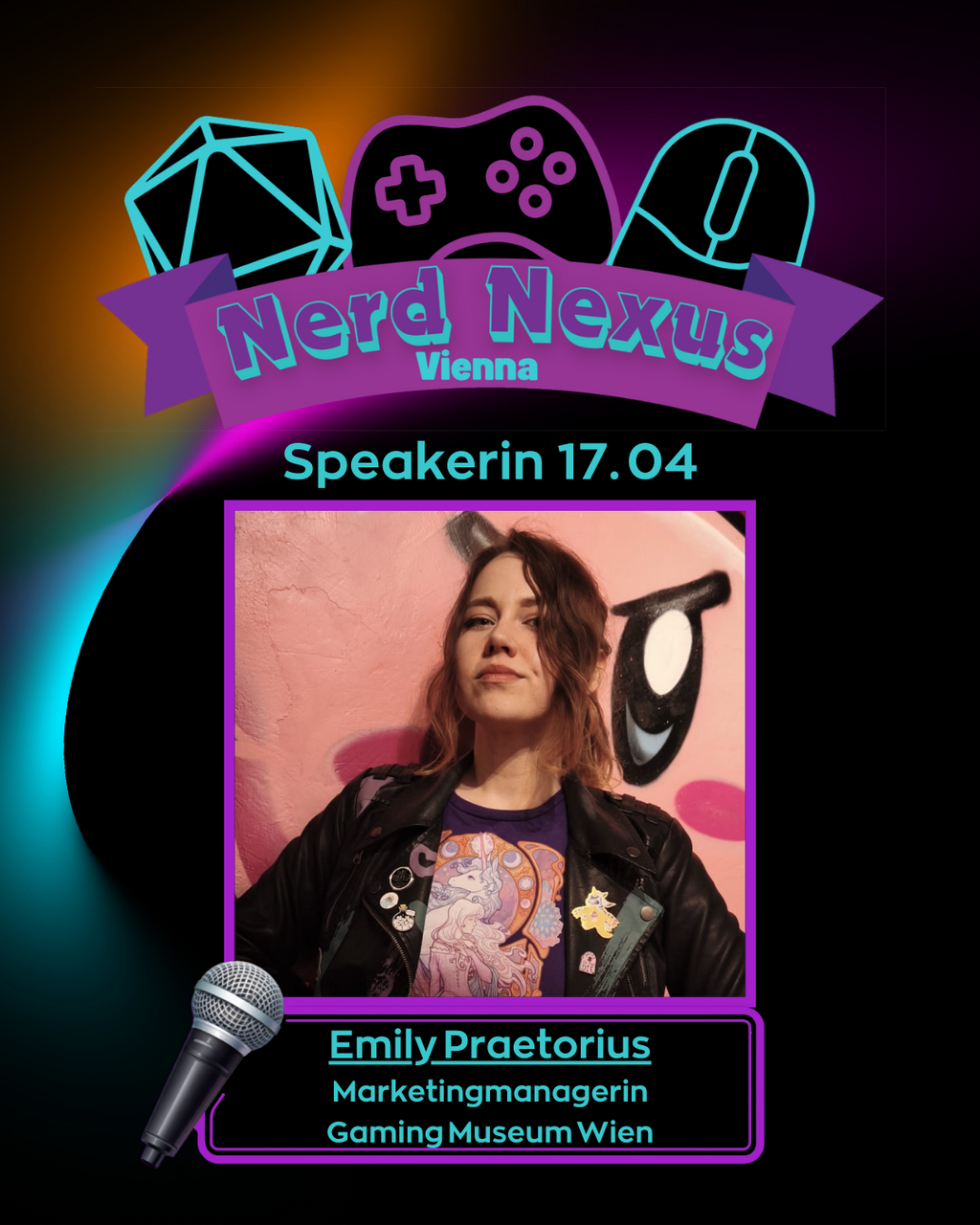 Speakerin 17.04: Emily Praetorius, Marketingmanagerin Gaming Museum Wien