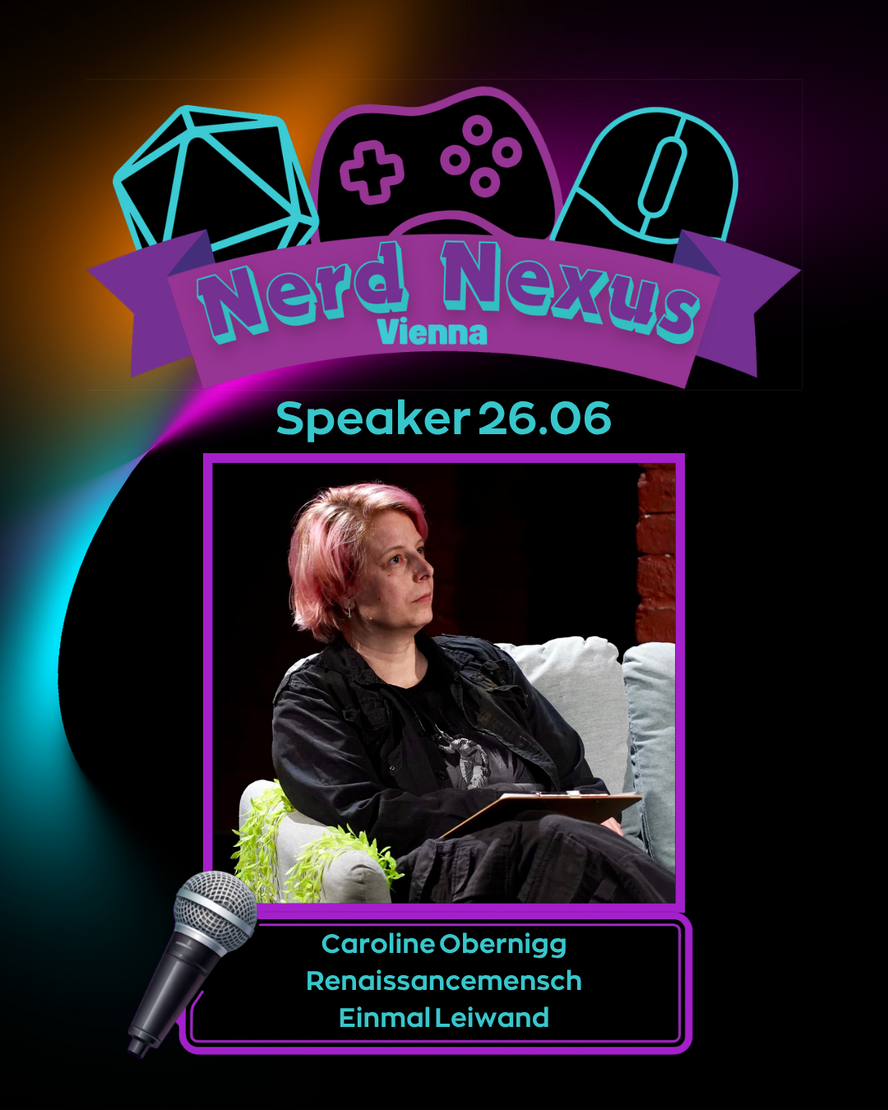 Speakerin 26.06: Caroline Obernigg, Renaissancemensch, Einmal Leiwand