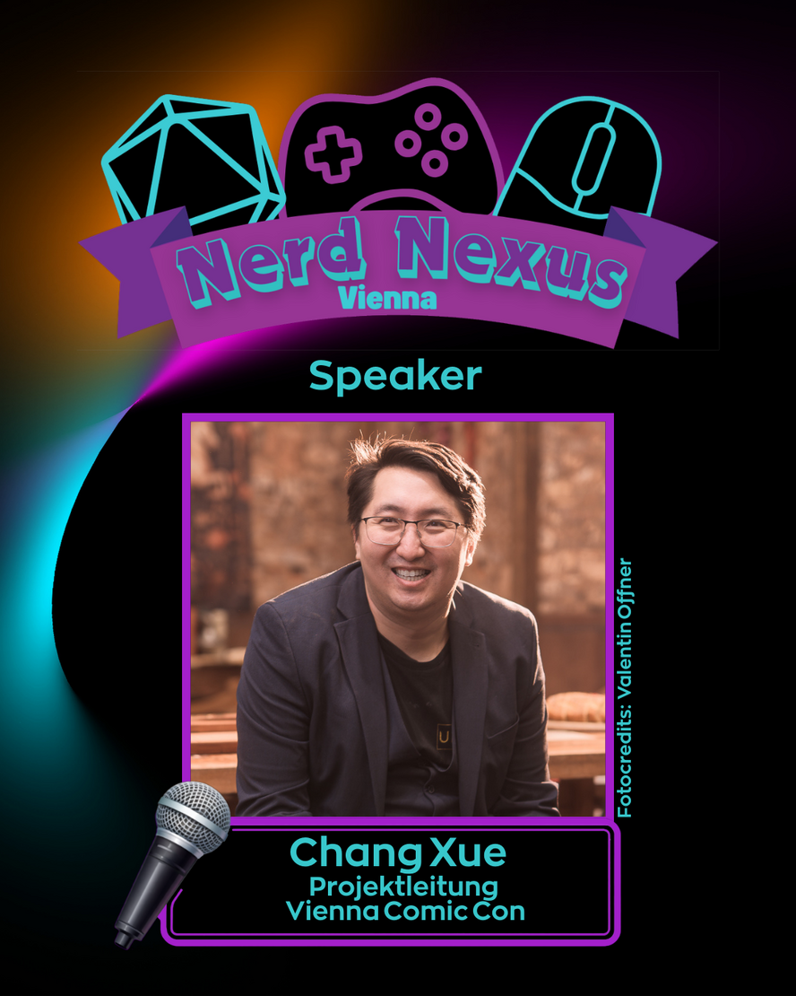 Speaker Chang Xue, Projektleitung Vienna Comic Con